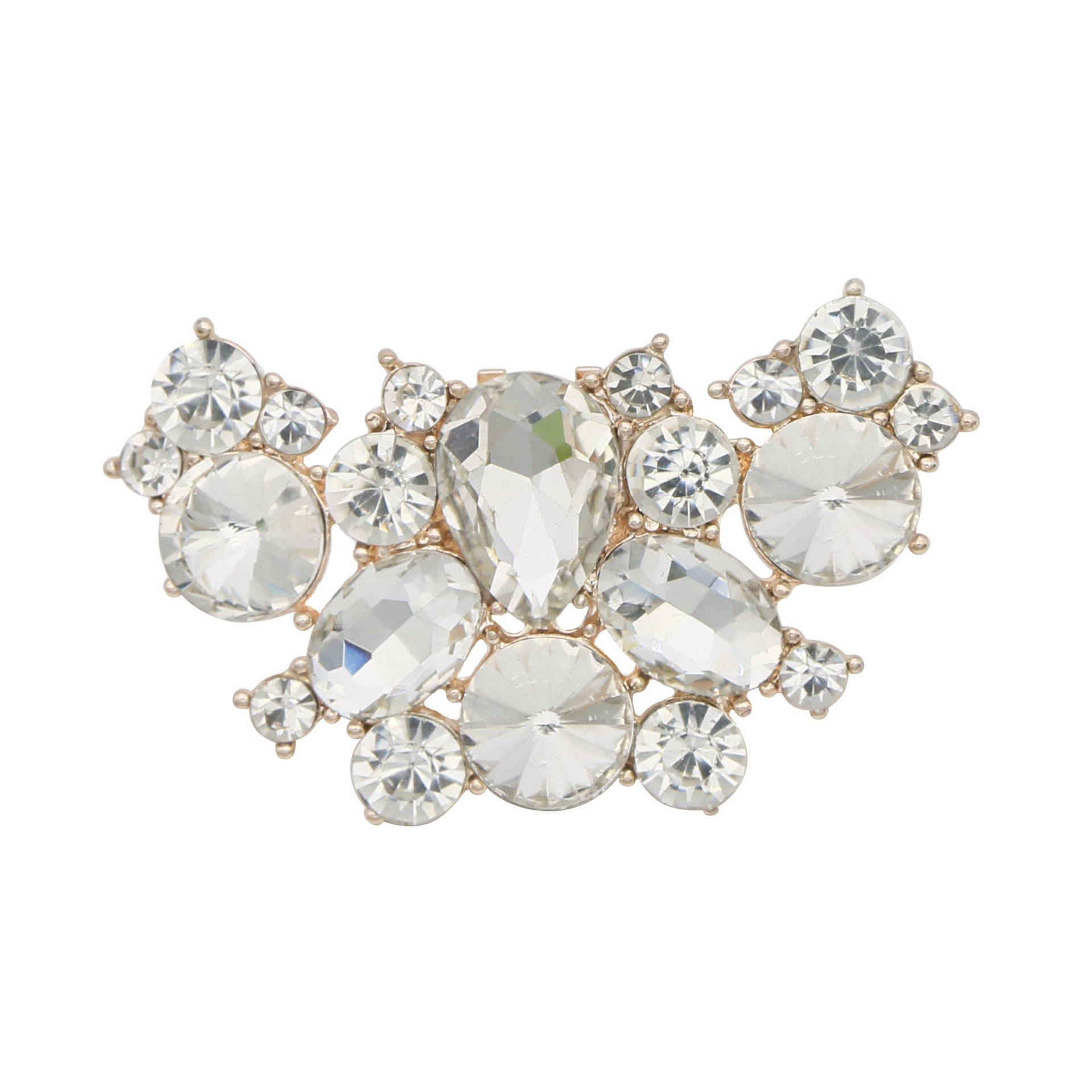 Zapatos de cuero de las mujeres transfronterizas zapatos de tacón alto accesorios zapato de aleación de flores accesorios de zapatos hebilla de zapato extraíble decoraciones zapatos de boda clip de zapato