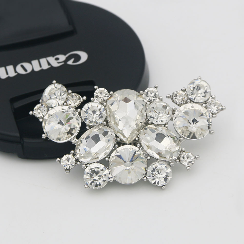 Zapatos de cuero de las mujeres transfronterizas zapatos de tacón alto accesorios zapato de aleación de flores accesorios de zapatos hebilla de zapato extraíble decoraciones zapatos de boda clip de zapato