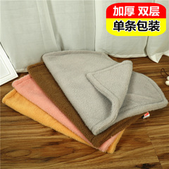 Manufacturer direct sale thickened pet mat for autumn and winter warmth cat bed dog blanket pet supplies wholesale
