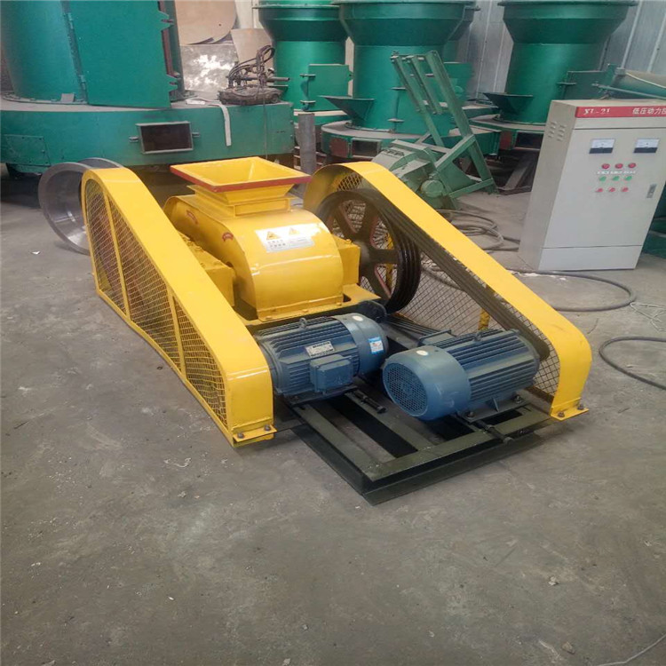 双辊式破碎机 建筑工地专用破碎设备 粉砂岩破碎机