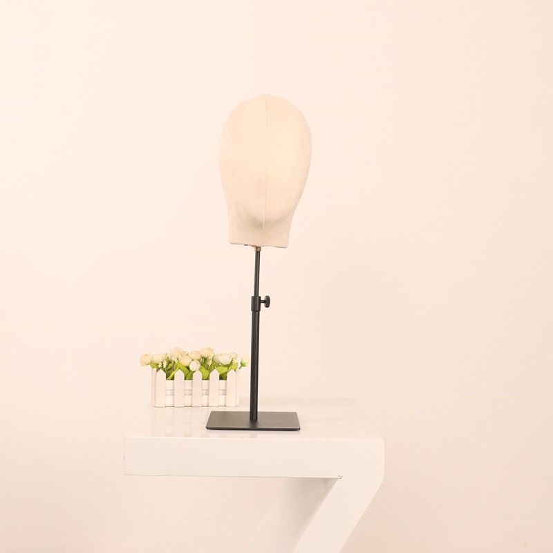 Soporte para peluca de maniquí, accesorios de estilismo para tiendas de ropa, soporte para cabeza de maniquí, expositor de sombreros para joyería, soporte para sombreros.