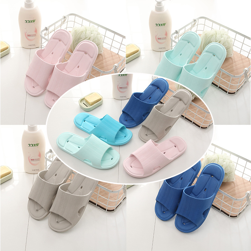 厂家情侣浴室防滑拖鞋防水舒适柔暖鞋男女酒店工作拖鞋 批发 S096