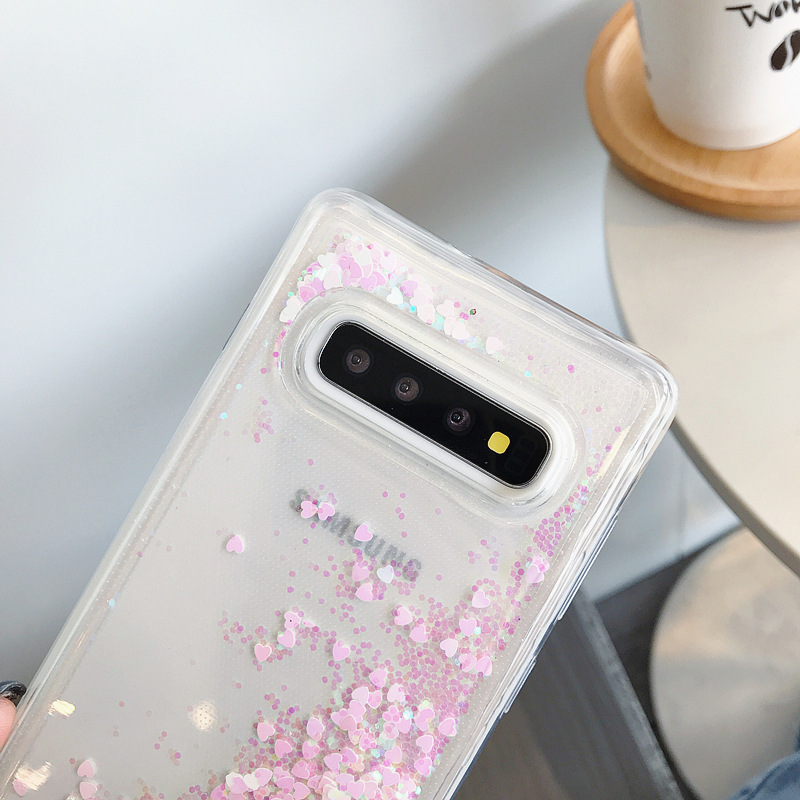 Adatto per Samsung S23Plus soft love sabbie mobili Note20+telefono pacchetto completo sfondo bianco A71 custodia protettiva_voghion.com