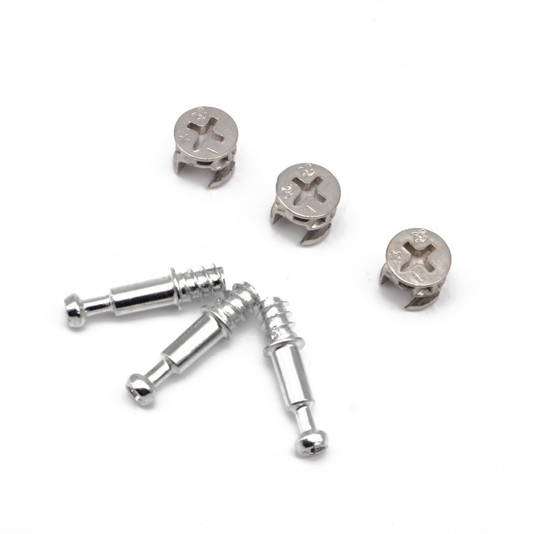 12mm espesor de la placa de tamaño pequeño engrosada sujetador mini conector de la rueda excéntrica cerradura T Link pieza pastel de hierro fábrica