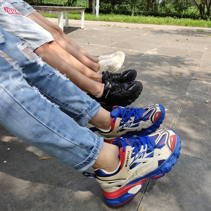 2019 New ins Cyber Celebrity Torre Shoes Paris HOME Four Generation Increased 8cm Couple Sports Tide Shoes Autumn