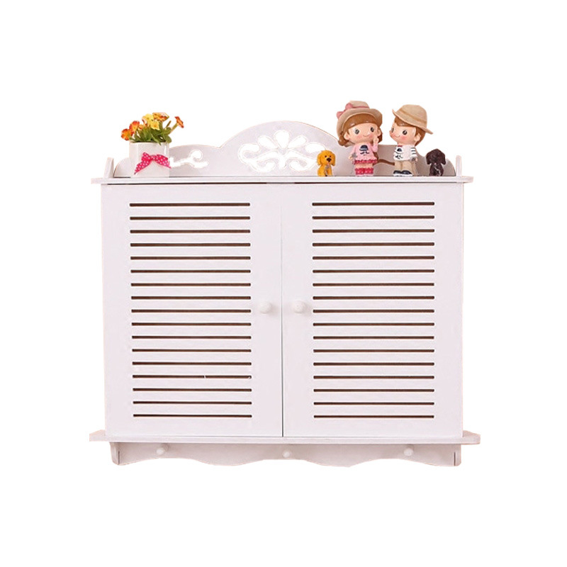 Caja del medidor eléctrico que cubre rack 2022 nuevo estilo europeo pastoral medidor eléctrico que cubre la caja de decoración de la pared marco punch-libre