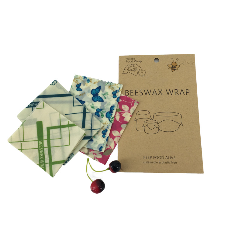 跨境外贸厂家爆款纯棉蜂蜡保鲜布食品级蜂蜡包装布可制作图案LOGO