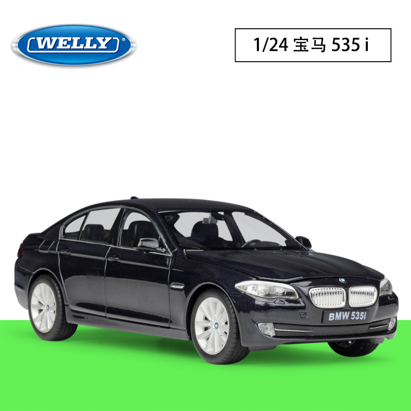WELLY Willy 1:24 BMW 5 Series Sedan 535i Simulation Alloy Car Model Adult Collection Ornaments WELLY Willy 1:24 BMW 5 Series Sedan 535i Simulation Alloy Car Model Adult Collection Ornaments