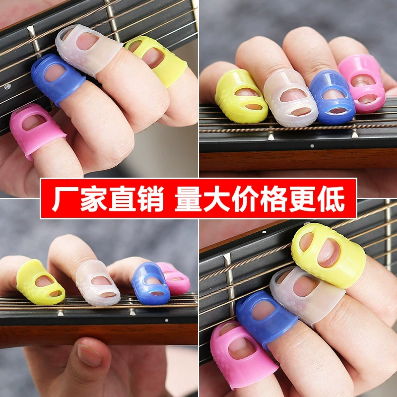 Гитара гитара крышка пальца левая рука обезболивающие Силиконовые кисти для ногтей укулеле для начинающих Вспомогательные аксессуары для гитары