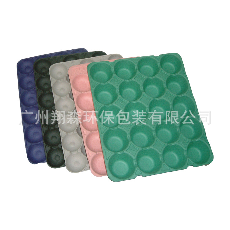 Suministro de fábrica protección del medio ambiente pulpa corrugada bandeja de fruta comercial desechable transporte a prueba de humedad bandeja de manzana bandeja de pera image 6