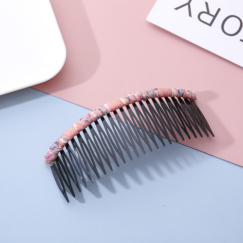 Korean style jewelry bangs comb hair accessories toothed hair hoop hairpin female headwear wide-brimmed hair insert long insert comb front hair comb