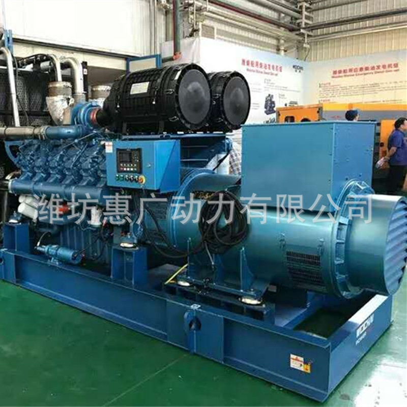 潍柴博杜安1000KW柴油发电机组 配备12M33D1210E200柴油机