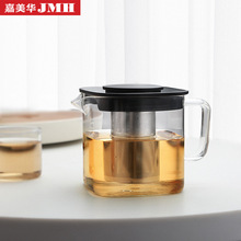 加厚耐热玻璃茶壶小号家用烧水单壶泡茶壶不锈钢过滤花茶茶具套装