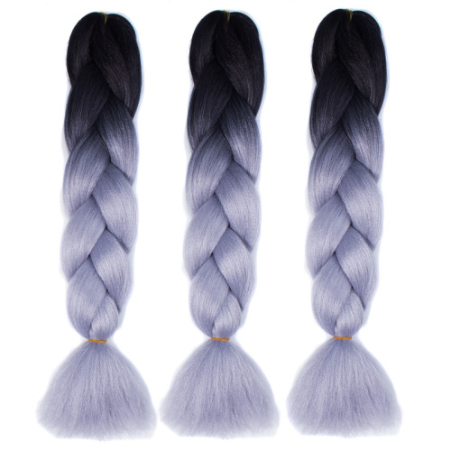 African fashionable dreadlocks wig, single color, gradient color, synthetic fiber braids, hair extensions, braids