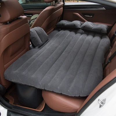 Vehicle-mounted inflatable bed – car travel inflatable bed - 203-one-piece-black