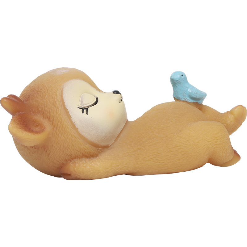 Nanyuan Chuanfang vinilo dibujos animados ciervos bebé pastel decoración coche creativo escritorio Plum Blossom ciervos joyería al por mayor