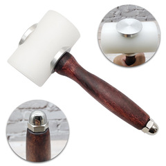DIY leather carving leather tool hammer leather art punch printing percussion hammer furniture protection installation rubber nylon hammer
