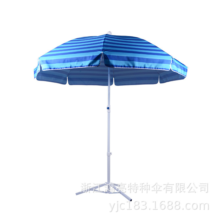 Striped Advertising Umbrella Polyester Cloth Beach Sun Protection Uv Luxury Sunshade Large Umbrella Round Telescopic 2.4m Outdoor Stall Umbrella Striped Advertising Umbrella Polyester Cloth Beach Sun Protection Uv Luxury Sunshade Large Umbrella Round Telescopic 2.4m Outdoor Stall Umbrella