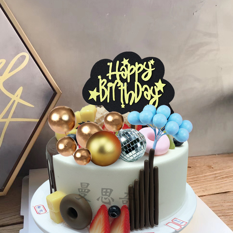 Ball Transparent Frosted Glossy Matte Ball Wishing Christmas Ball Birthday Party Supplies Wholesale Cake Decoration Crystal