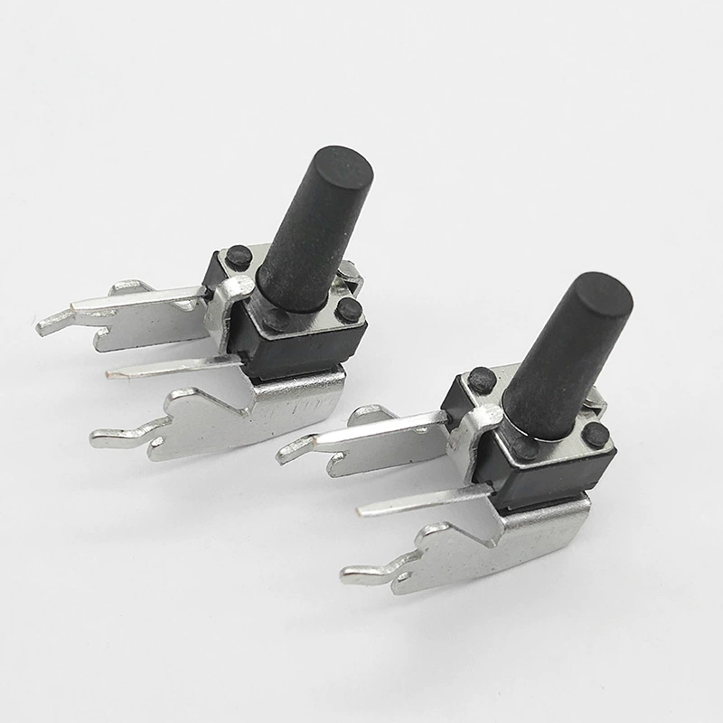 6*6*13 Touch switch/pin type/direct plug type/long foot type/with bracket with high temperature resistance
