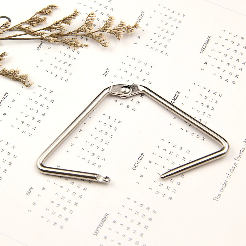 Производители партия металлического треугольного стопорного кольца из нержавеющей стали полукруглое стопорное кольцо с вкладными листами, открывающее подвижную гетеросексуальную пряжку для связывания