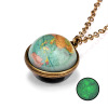 Double-sided retro pendant, necklace, European style, wholesale