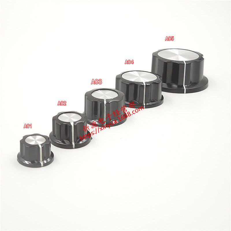 MF-A01/A02/A03/A04/A05 potentiometer knob Bakelite knob/hat knob cap 6mm inner hole MF-A01/A02/A03/A04/A05 potentiometer knob Bakelite knob/hat knob cap 6mm inner hole