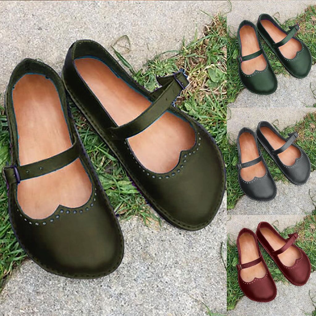 40-43 해외 무역 플러스 사이즈 플랫 힐 신발 AliExpress 소원 얕은 입 둥근 머리 여성 신발 독립 역 X31