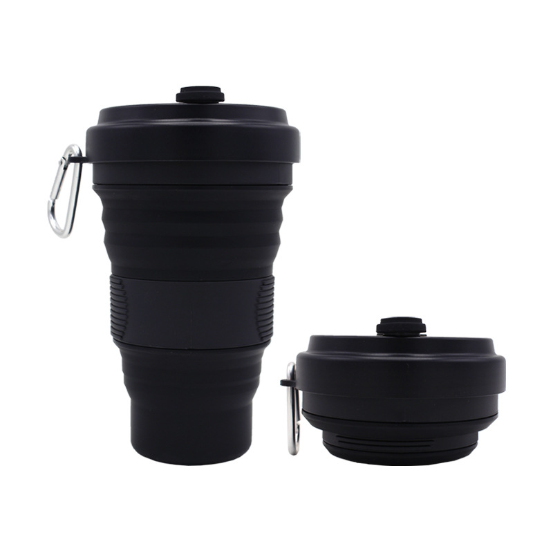 Factory direct selling new color creative folding water cup Silicone…
