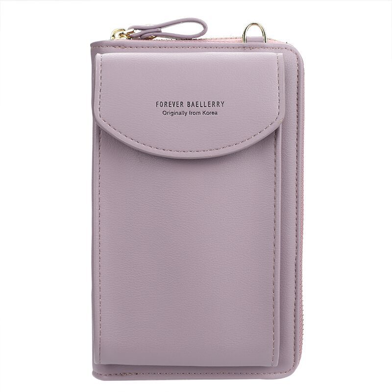 Baellerry monedero transfronterizo bolso del teléfono del hombro del crossbody de las mujeres bolsillo largo de la moneda de la cartera de las mujeres