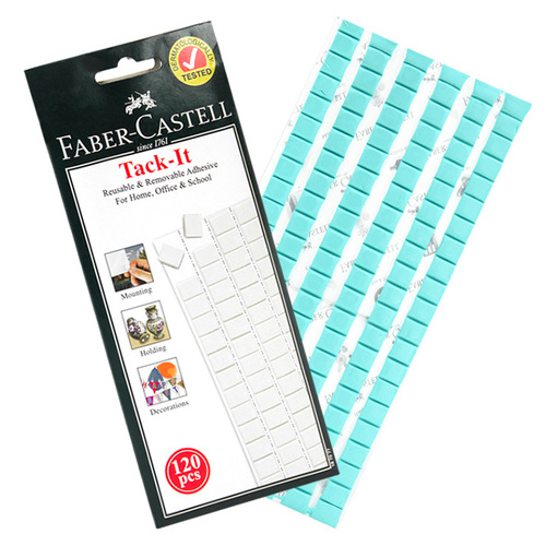 Faber-Castell Clay 75g/50g Blue/White Nail-free Glue Car Fixing Supplies Photo Double-Sided Adhesive Wholesale