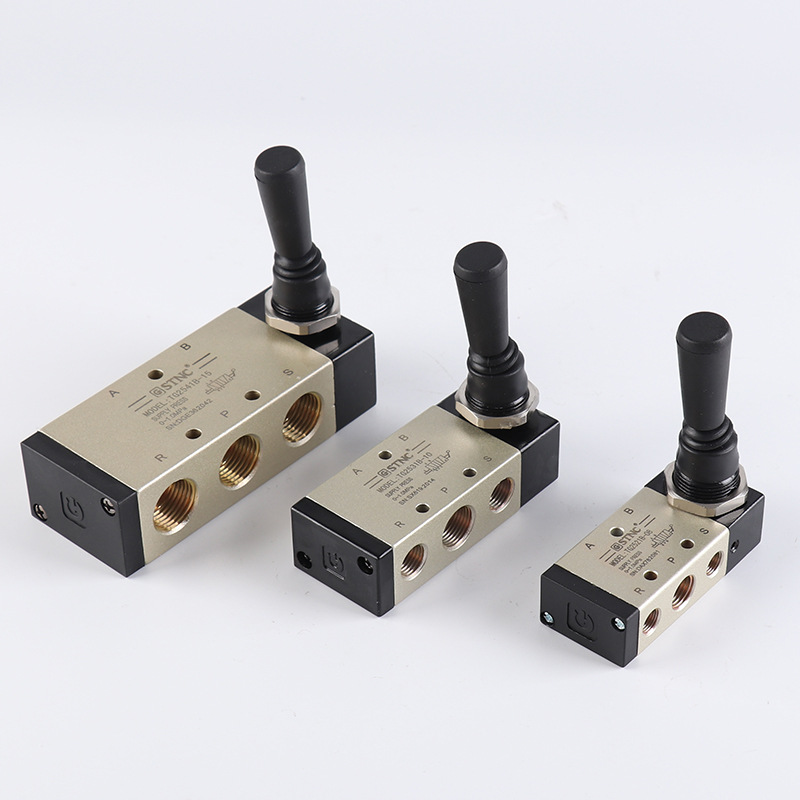 STNC/索诺天工气动二位五通手扳阀 TG2521B-08/2531B-10/2541B-15