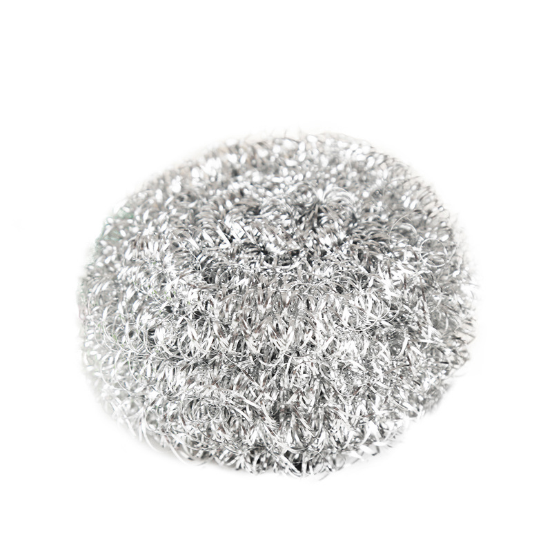 Cepillo de acero inoxidable para cocina, bola de limpieza duradera para ollas, tazones y platos