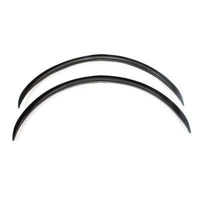 Amazon Carbon Fiber Pattern Wheel Eyebrow Black Anti-collision Strip Paste Wheel Arc Decoration Soft Rubber Strip Increase Anti-scratch General Motors (Wheel eyebrow) - 72-black