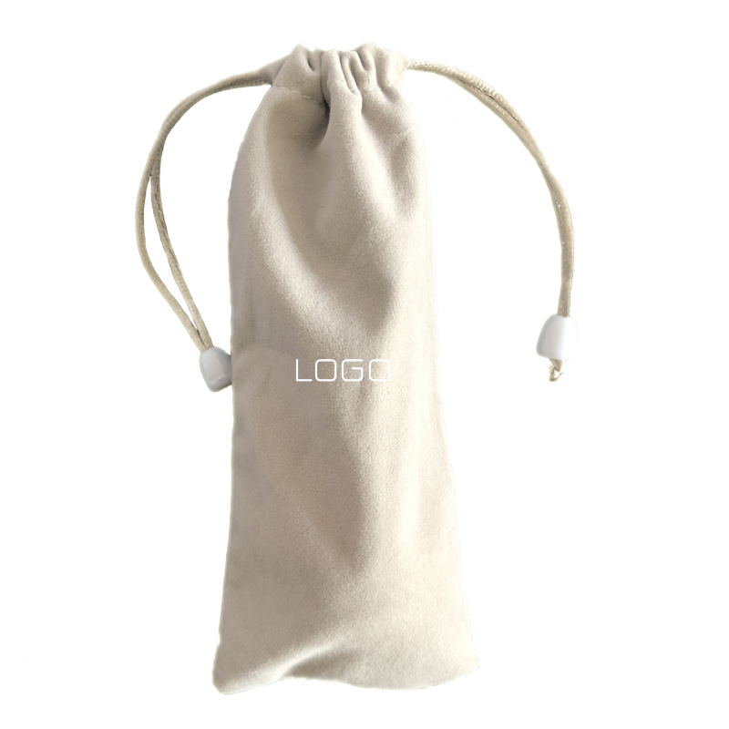 Bolsa de almacenamiento con cordón de terciopelo para bancos de energía, joyas, cosméticos, almacenamiento portátil image 6