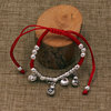 Woven red rope bracelet handmade, rosary with round beads, necklace, jewelry, pearl silver, Birthday gift, wholesale