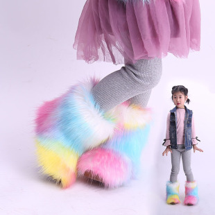 ���lchildren shoes boots 2025�¿ͯ�LͲ�R��ѥëëѩ��ѥ Ů
