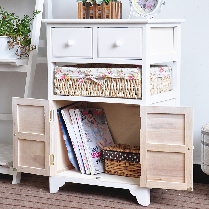 Furniture Supplies Room Ornaments Storage Cabinet Bedroom Bedside Table Kitchen Storage Cabinet Flower Pot Alarm Clock Bookshelf Display Cabinet