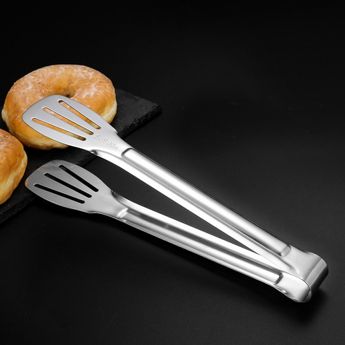 Thickened 304 stainless steel food clip kitchen clip barbecue steak clip steamed buns bread cake clip food barbecue