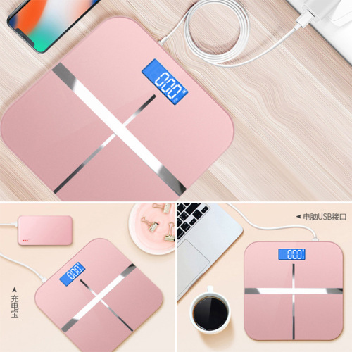 Jinmiao Electronics Intelligent Accurate Home Rechargeable Body Scale Small Healthy Adult Body Fat Scale Weighing Meter