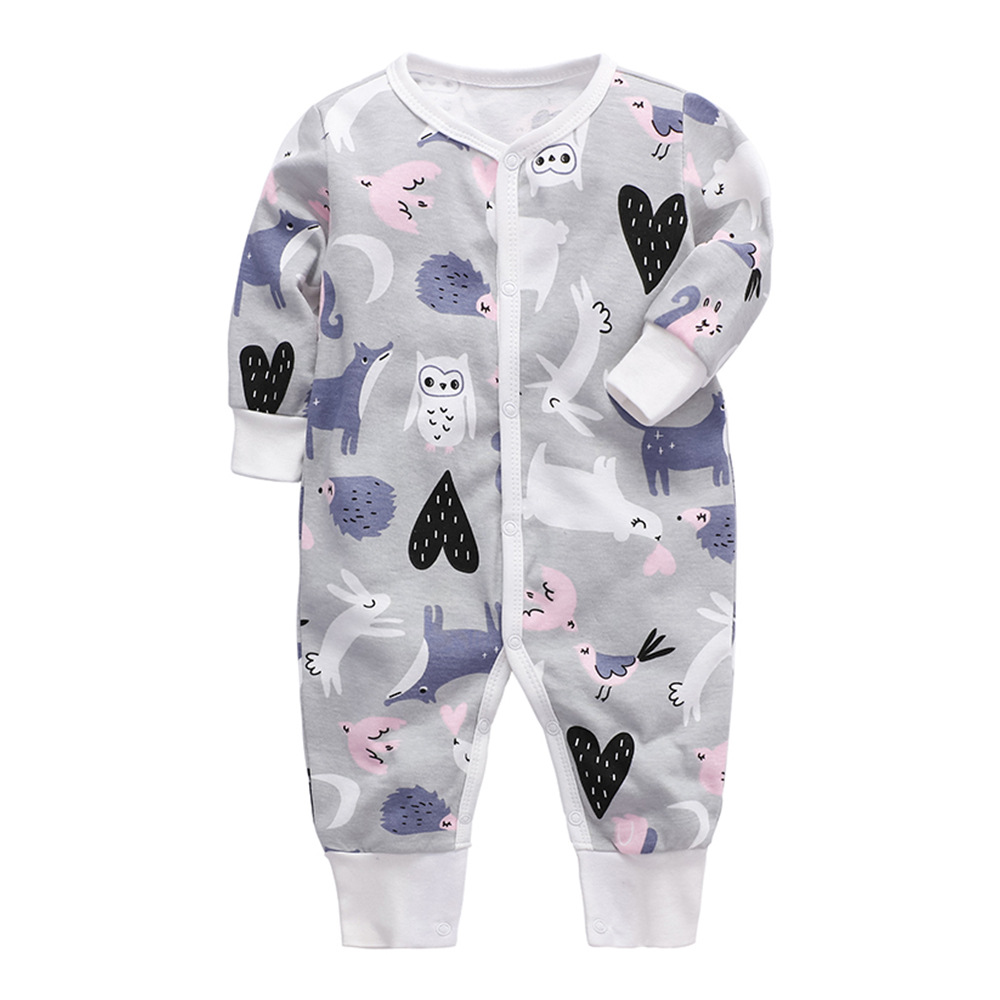 2023 mameluco de manga larga infantil de terciopelo de algodón de otoño e invierno para hombres y mujeres mono de Bebé Ropa de recién nacido