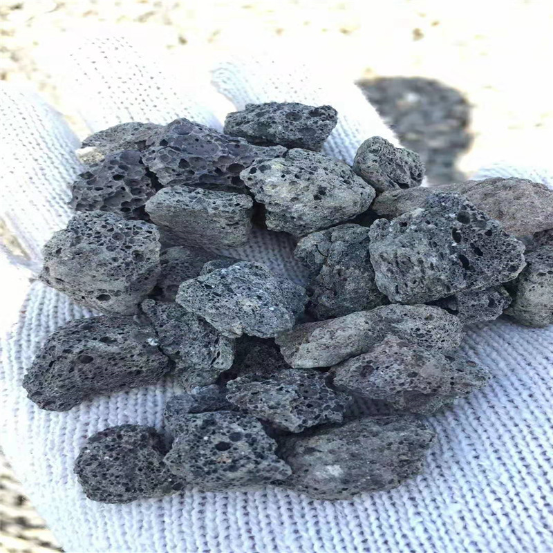 厂家供应火山石 滤料火山石 过滤水用火山石 园艺火山石颗粒