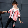 Spring set, uniform for elementary school students, sports hoody, western style, suitable for teen