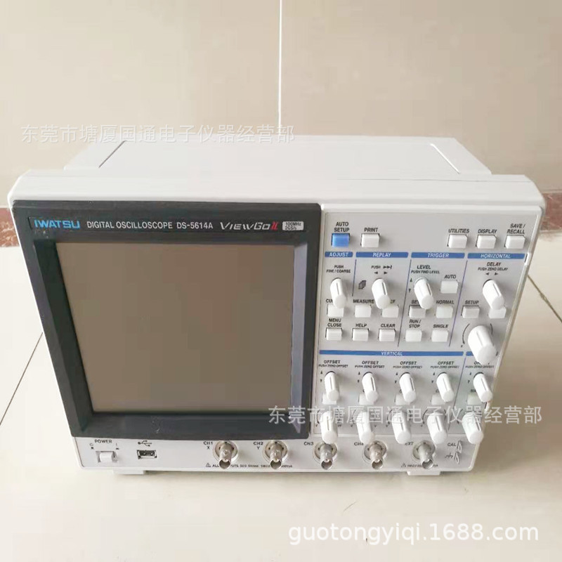 日本岩崎IWATSU   DS-5614数字示波器 100MHZ 4通道