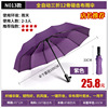 Automatic umbrella solar-powered, fully automatic, sun protection