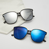 Trend retro sunglasses, universal fashionable glasses