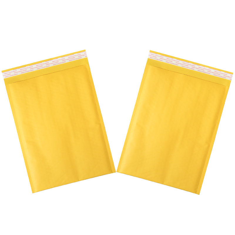 牛皮纸气泡袋服装衣帽包装袋防震减压380*480+40mm90个/箱