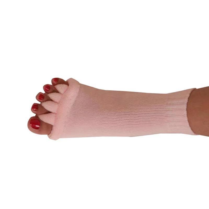 Pink-Five-Finger Socks