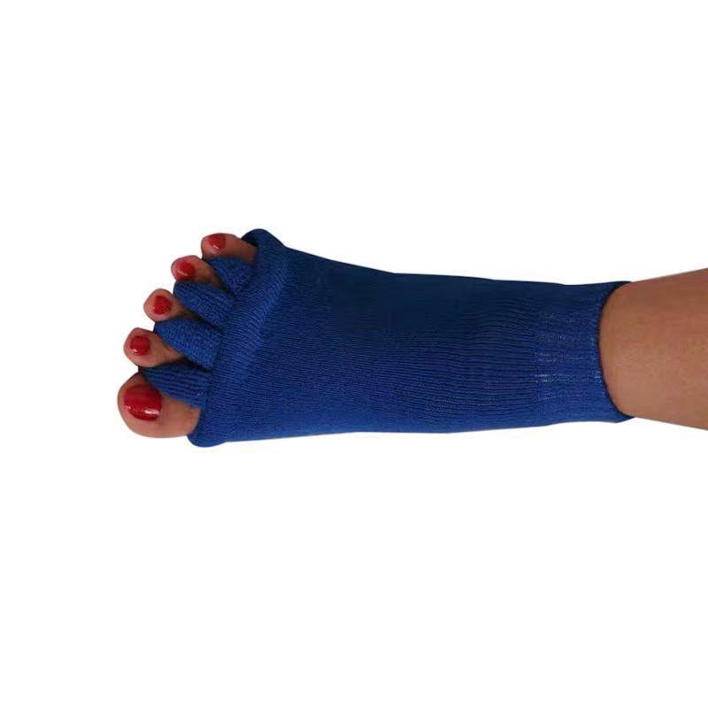 Treasure Blue-Five-Finger Socks