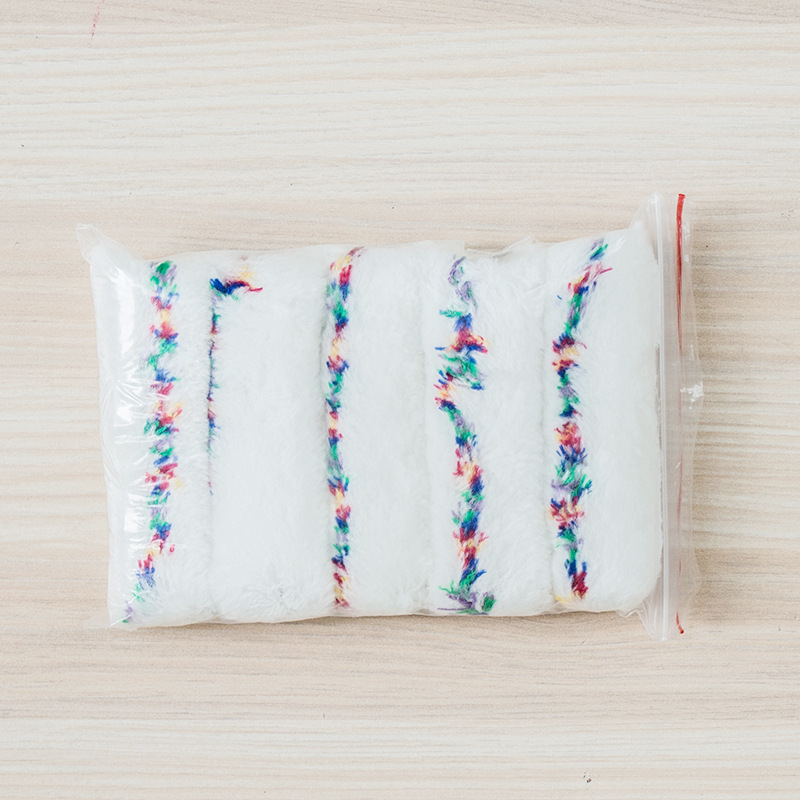 Cabeza de cepillo de rodillo de 4 pulgadas hilo de algodón colorido pulgar cepillo de rodillo cabeza cepillo de rodillo de pintura cepillo de pintura al por mayor